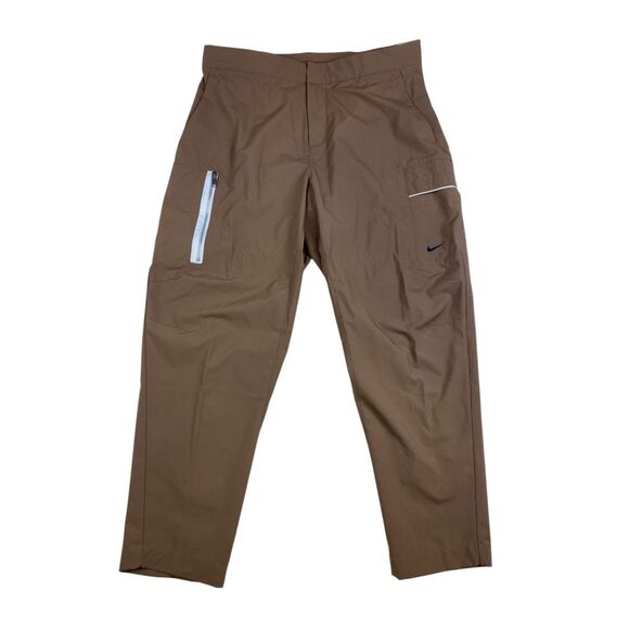 Nike Unisex Brown Standard Fit Taper Leg Cargo Pants Size 34 - Picture 2 of 9